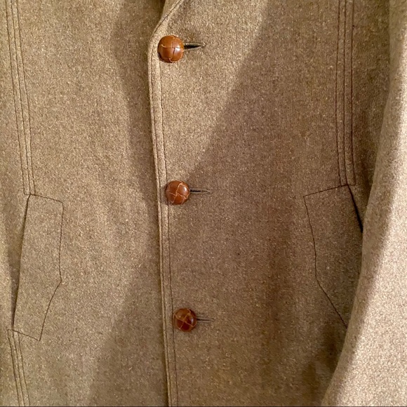 Vintage Montgomery Ward 3 button wool coat - Picture 3 of 5